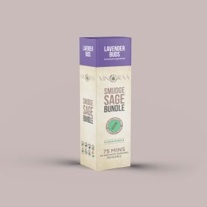 Lavender Buds coated sage bundle