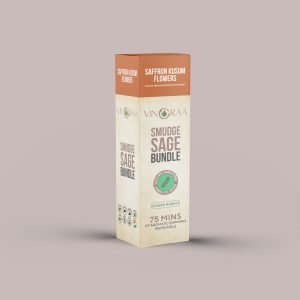 Saffron Kusum coated sage bundle