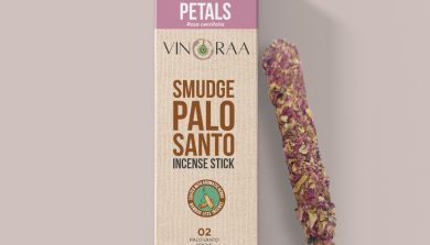 Rose Petals Coated Palo Santo